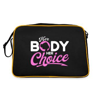 Women's rights Equal rights - Retro Bag - black/gold - Back