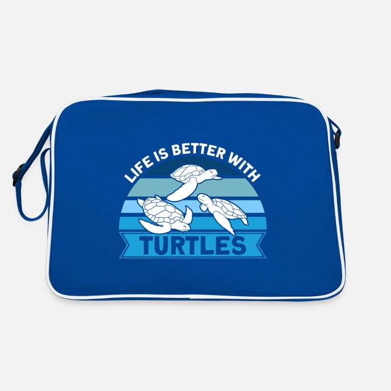 Sea Turtle Turtle Lovers Schildkrö Retro Bag