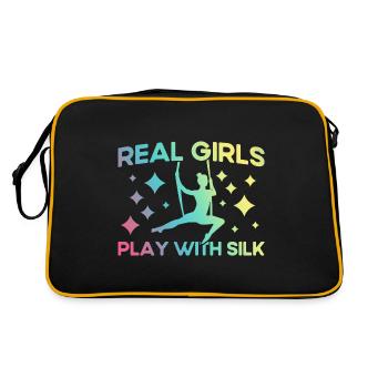 Gymnastes de yoga aérien Yoga aérien Soie aérienne G - Sac Retro - noir/or - Dos