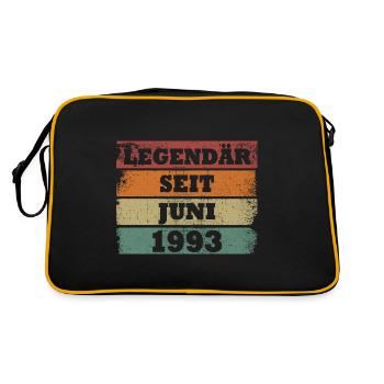 Legendär seit Juni 1993 Geburtstagsgeschenk - Sac Retro - noir/or - Dos