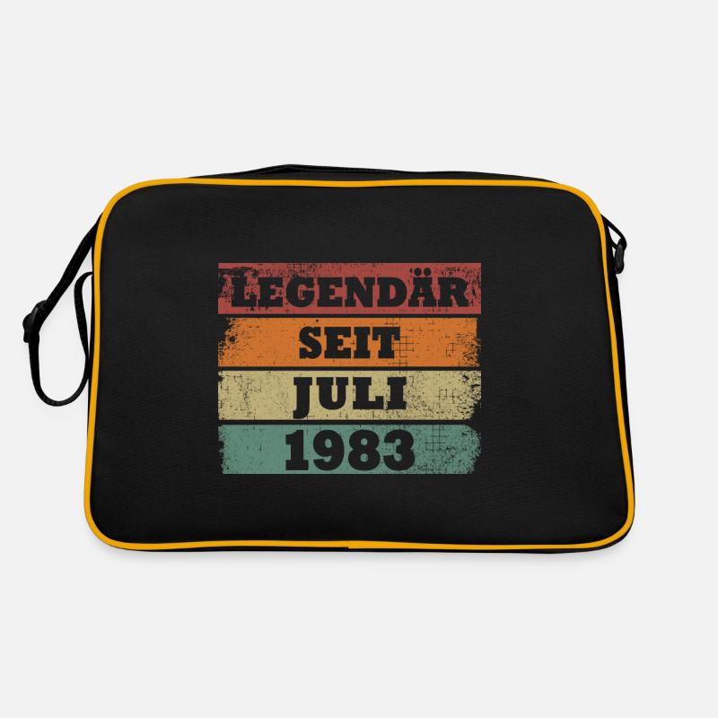 Legendär seit Juli 1983 Geburtstagsgeschenk Retro Tasche