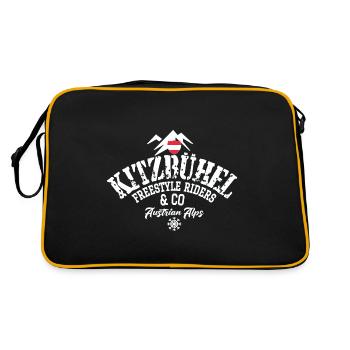 Kitzbuhel Freestyle riders Austrian Alps - Sac Retro - noir/or - Dos