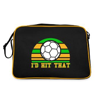 Fan de football gaélique Équipe d’Irlande - Sac Retro - noir/or - Dos