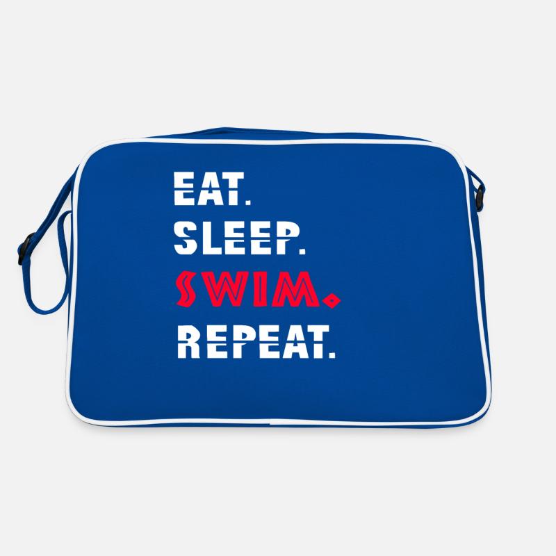 Schwimmen Retro Tasche