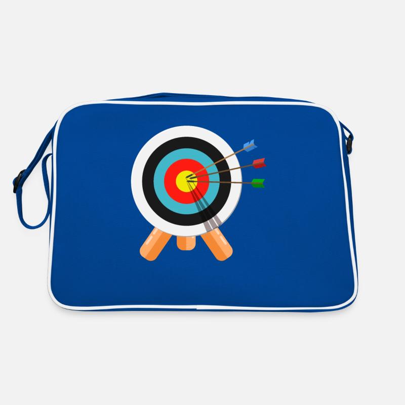 Bogenschießen Bogenschütze Geschenk Zielscheibe Retro Tasche