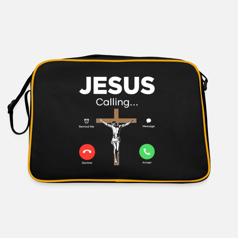 Jesus is Calling Jesus Calls Retro Bag