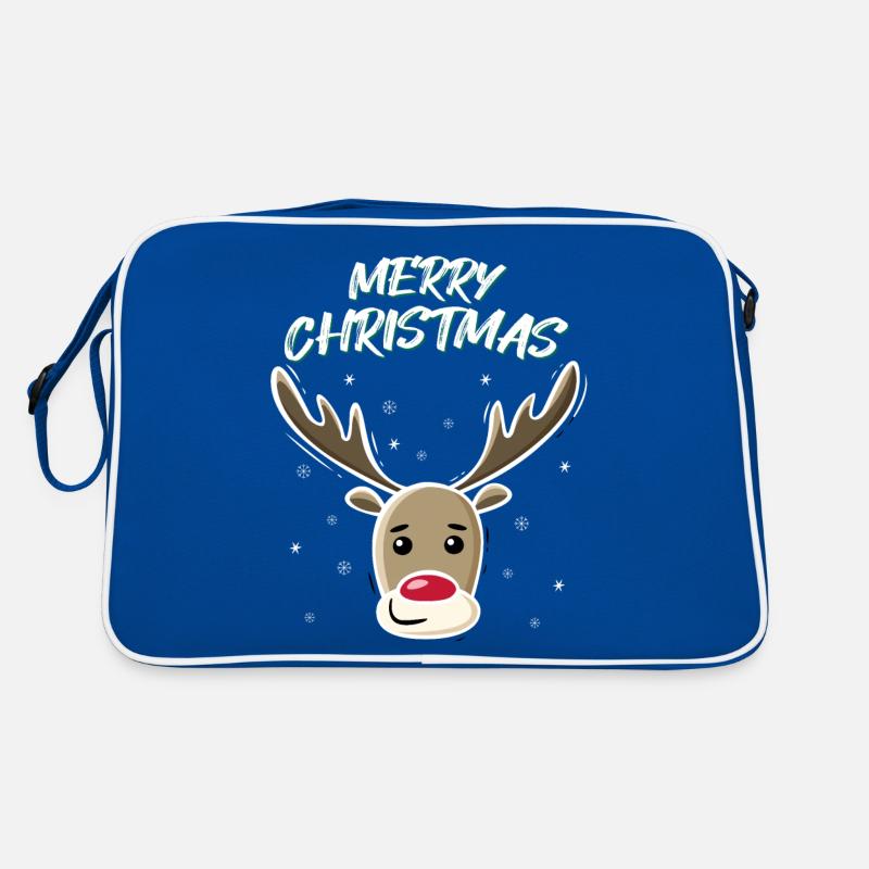 Christmas Deer Reindeer Christmas Gift Idea Retro Bag