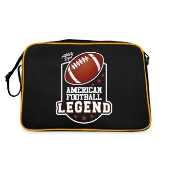 Légende du football américain Sport américain - Sac Retro - noir/or - Dos