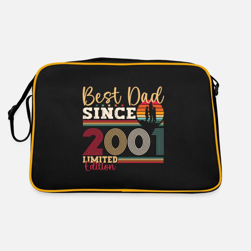 Men's Best Dad Since 2001 Father's Day Gift Fun Retro Bag
