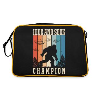 Bigfoot Ufo Hide And Seek Champion - Sac Retro - noir/or - Dos