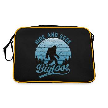 Bigfoot Hide And Seek Nature Lovers Camper - Retro Bag - black/gold - Back