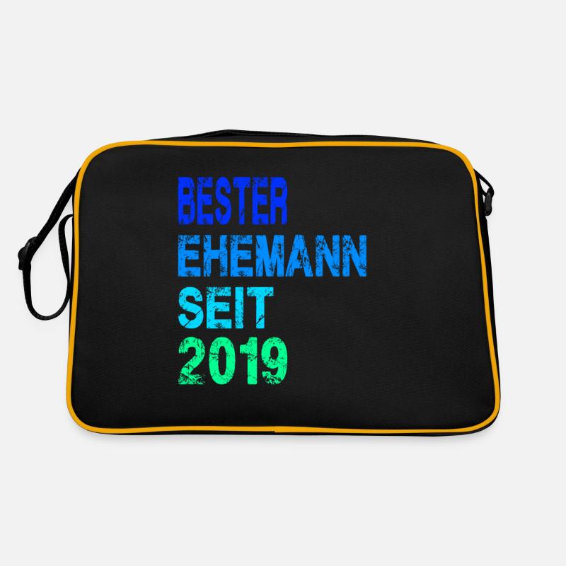 Bester Ehemann seit 2019 Retro Tasche