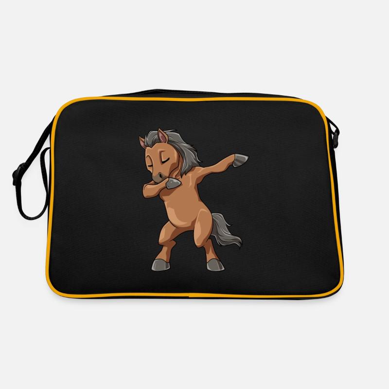 Dabbing Pferd Dab Tanzen Tanz Retro Tasche