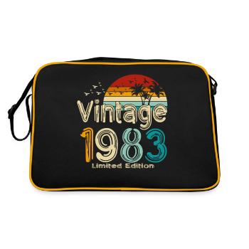 1983 Born in 1983 Vintage Retro - Retro Bag - black/gold - Back