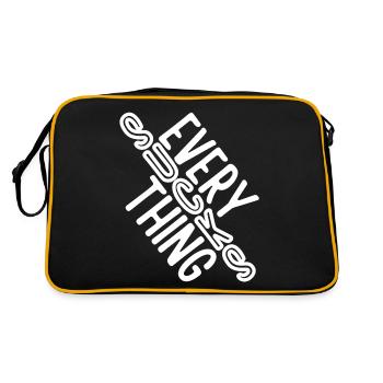 Everything sucks - or does it??? - Retro Bag - black/gold - Back