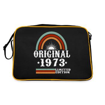Original 1973 Vintage vintage retro anniversaire - Sac Retro - noir/or - Dos