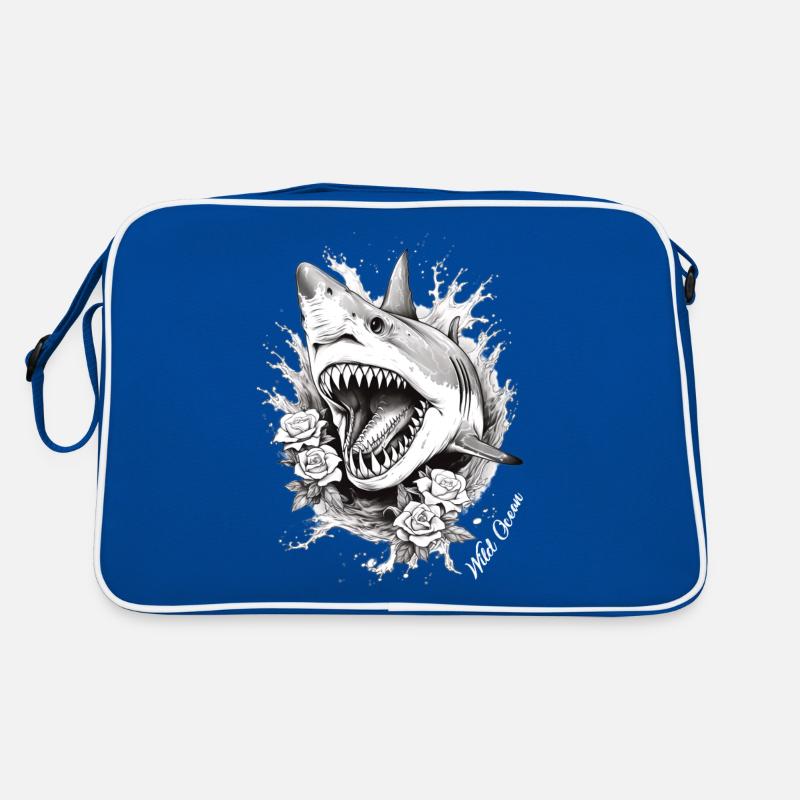 Fleur de requin Oceanographe Plongeur Cadeau Sac Retro