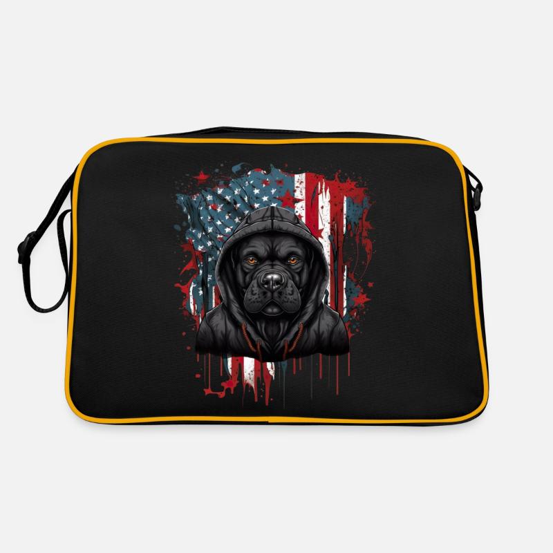 Cane Corso USA Amerika Retro Tasche