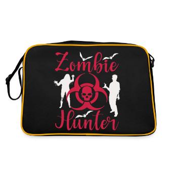 Zombie Hunter Halloween Zombie Jäger - Retro Bag - black/gold - Back