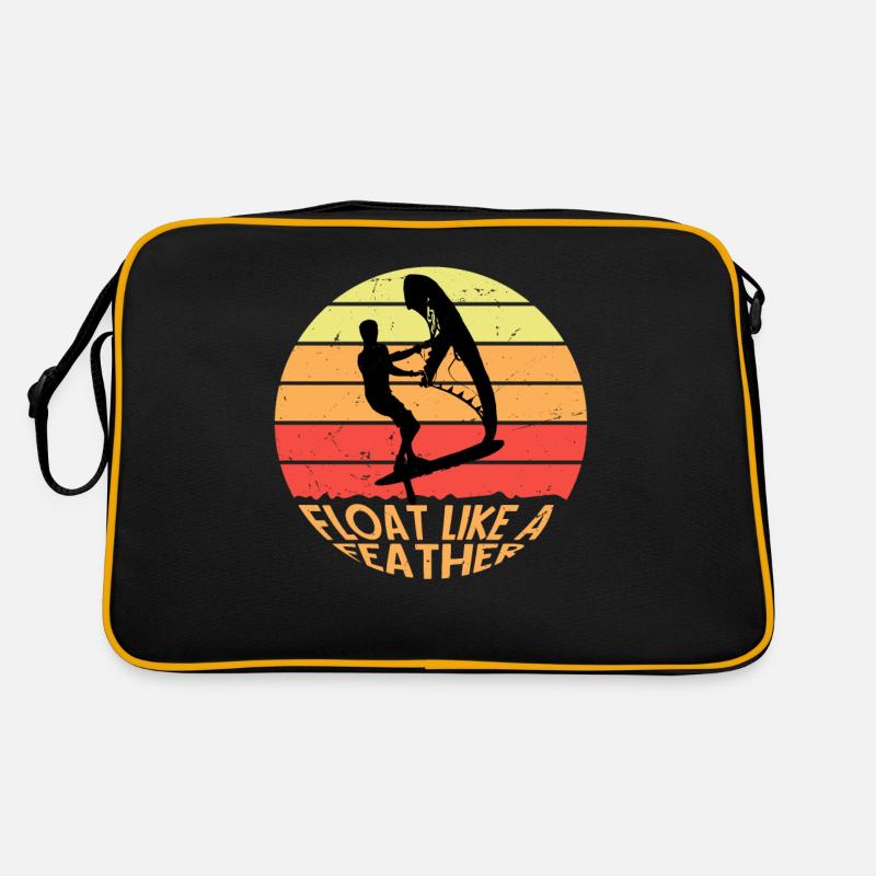 Float Like a Feather Hydrofoil Wingfoil Wingfoilin Retro Bag