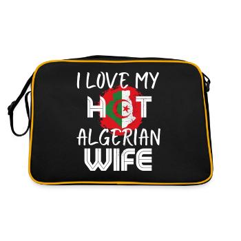 C’est drôle j’aime mon mari algérien chaud - Sac Retro - noir/or - Dos
