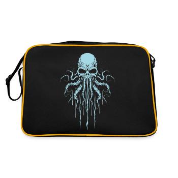 Octopus Squid Animal Tattoo Gothpunk - Retro Bag - black/gold - Back