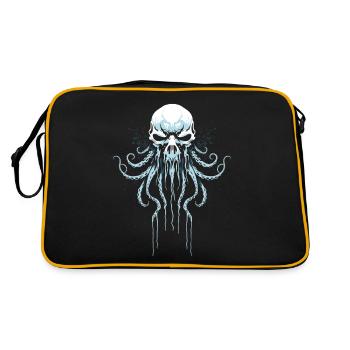 Octopus Squid Animal Tattoo Gothpunk - Retro Bag - black/gold - Back