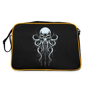 Kraken Squid Animal Tattoo Gothpunk - Sac Retro - noir/or - Dos