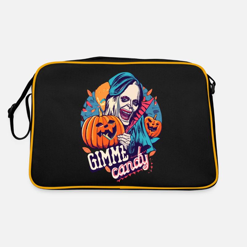 Halloween Gimme Candy gruseligen Jahreszeit Retro Tasche