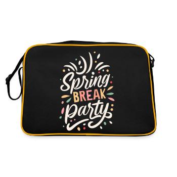 Spring Break 2024 Holiday Retro Vintage - Retro Bag - black/gold - Back