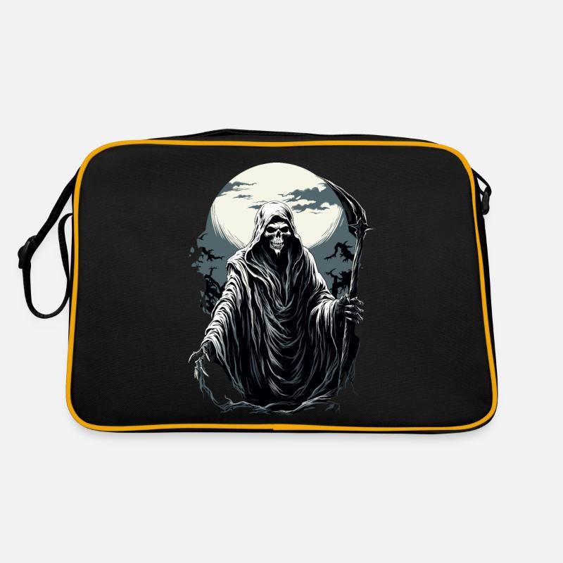 Spooky Halloween Grim Reaper Grim Reaper Retro Bag