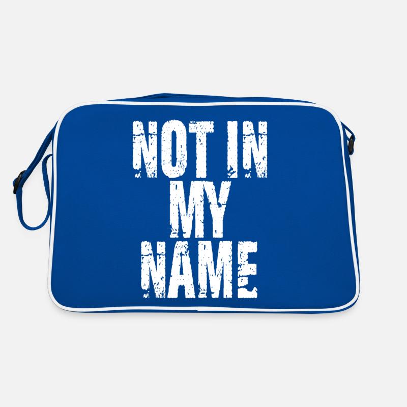 Citation pas dans mon nom Sac Retro