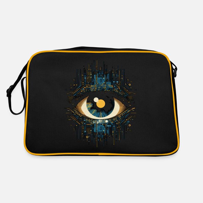 Auge Elektronik Retro Tasche