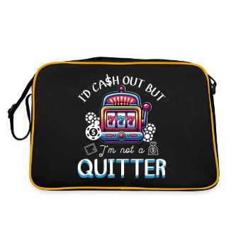 Le gagnant du jackpot de la soirée casino n’est pas un abandonneur - Sac Retro - noir/or - Dos