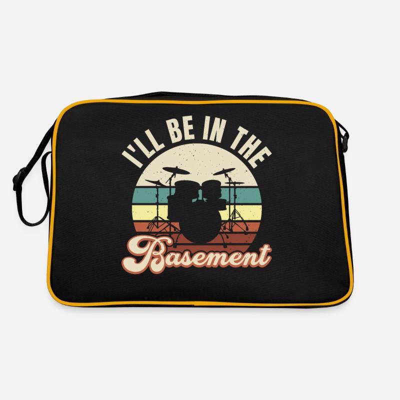 ICH WERDE IM KELLER SEIN Retro Tasche