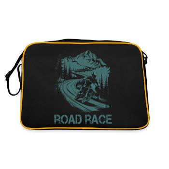 Moto Motocross Motorsport Course sur route - Sac Retro - noir/or - Dos