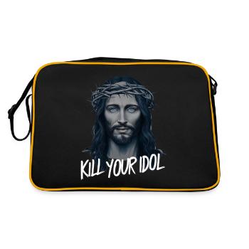 Jesus Kill Your Idol - Retro Bag - black/gold - Back
