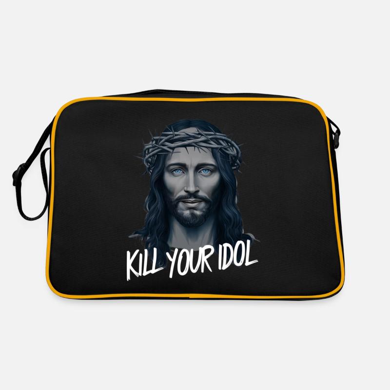 Jesus Kill Your Idol Retro Bag