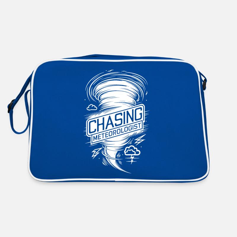 Tornado Twister Chasing Meteorologist Retro Tasche
