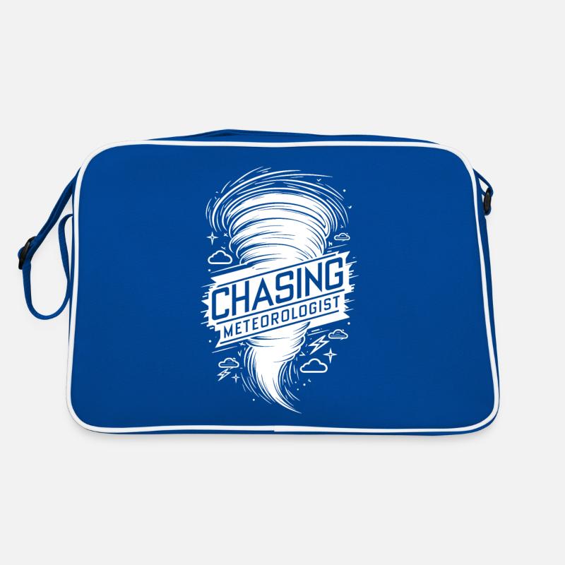 Tornado Twister Chasing Meteorologist Retro Tasche