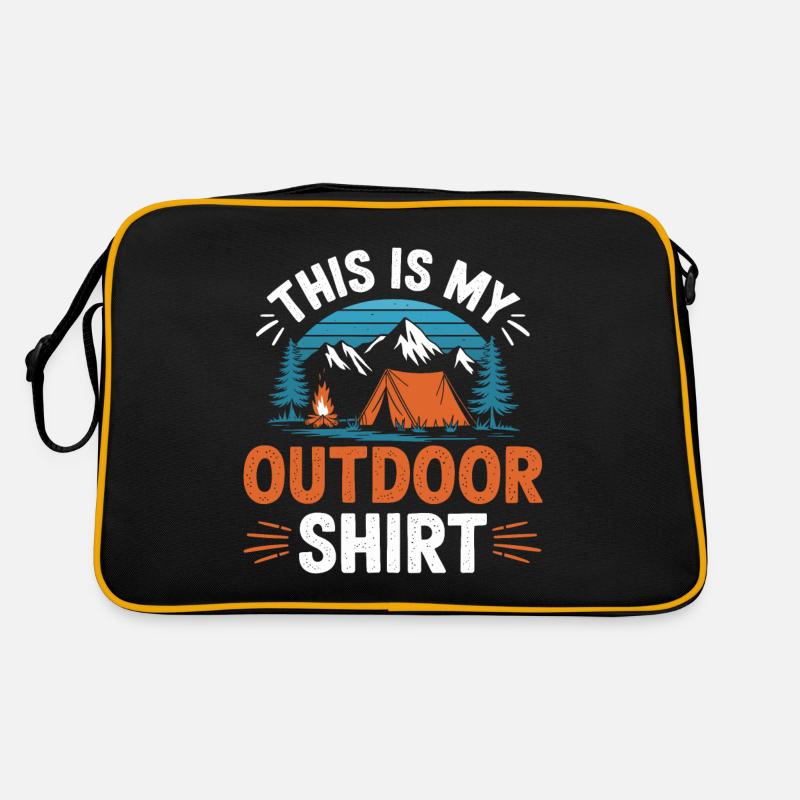C’est mon Shirt Camping OUTDOOR Sac Retro
