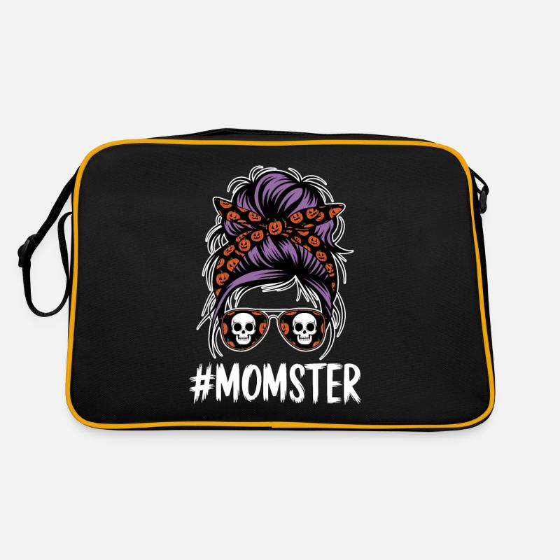 Halloween maman monstre maman Sac Retro