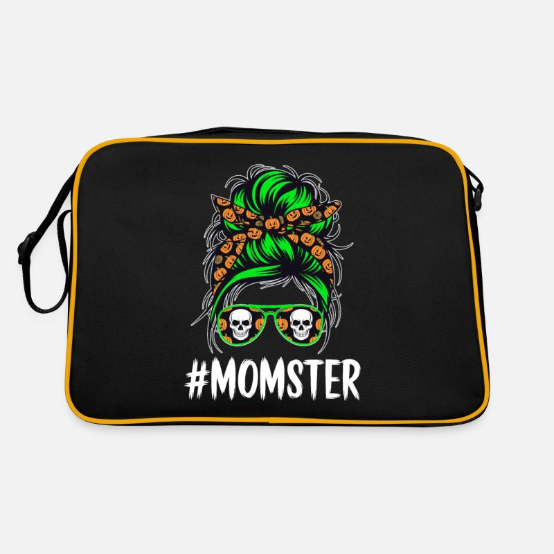 Halloween maman monstre maman Sac Retro