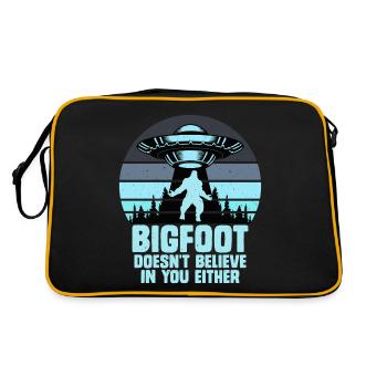 OVNI Bigfoot Yeti Sasquatch - Sac Retro - noir/or - Dos