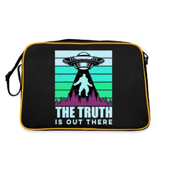 OVNI Bigfoot Yeti Sasquatch - Sac Retro - noir/or - Dos