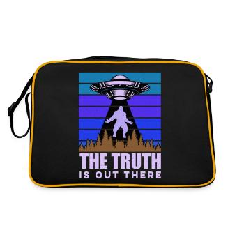 OVNI Bigfoot Yeti Sasquatch - Sac Retro - noir/or - Dos