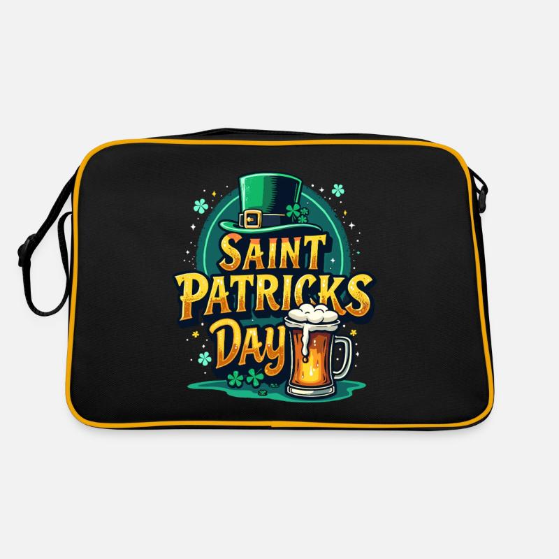 Saint Patrick`s Day Beer Retro Tasche