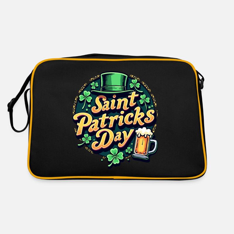 Saint Patrick`s Day Beer Retro Tasche