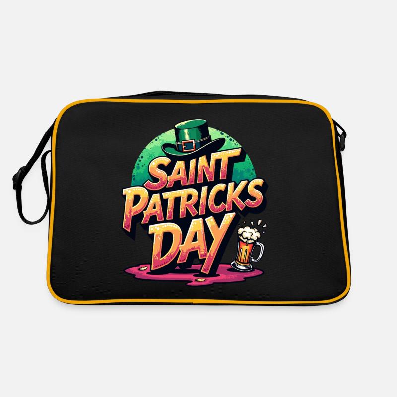 Saint Patrick`s Day Beer Retro Tasche