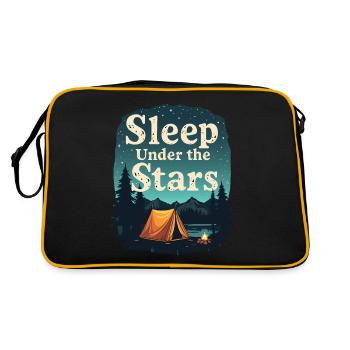 Sleep Under the Stars Camping & Outdoor Adventure - Retro Bag - black/gold - Back